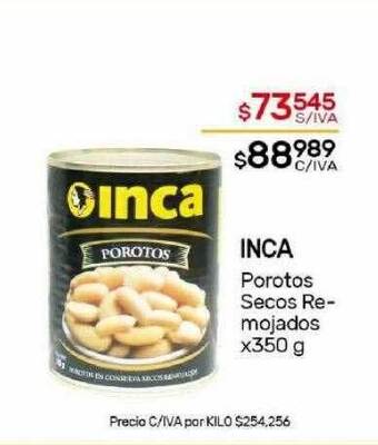 Nini Mayorista Inca porotos secos remojados oferta
