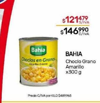 Nini Mayorista Bahia choclo grano amarillo oferta