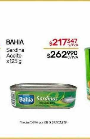 Nini Mayorista Bahia sardina aceite oferta