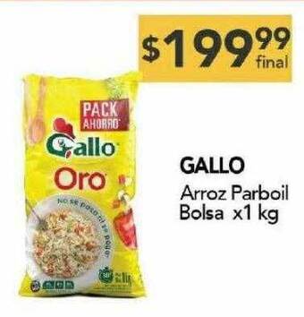 Nini Mayorista Gallo arroz parboil bolsa oferta