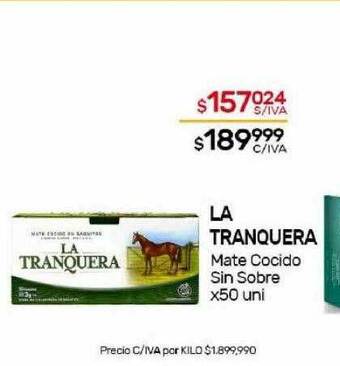 Nini Mayorista La tranquera mate cocido sin sobre oferta