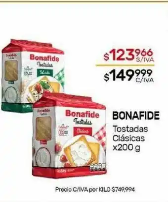 Nini Mayorista Bonafide tostadas clásicas oferta