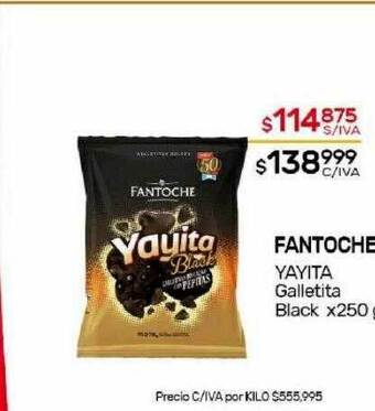 Nini Mayorista Fantoche yayita galletita black oferta