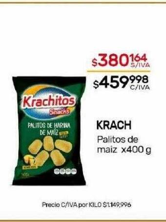Nini Mayorista Krach palitos de maiz oferta