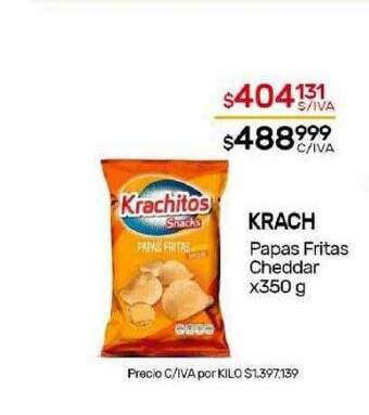 Krach papas fritas cheddar
