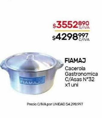 Nini Mayorista Fiamaj cacerola gastronomica c asas n° 32 oferta