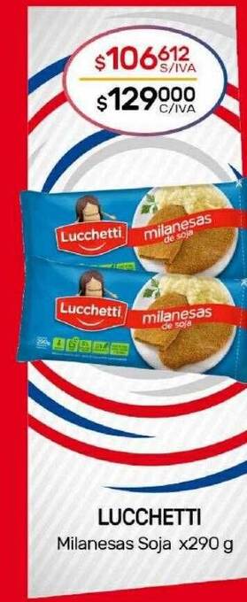 Nini Mayorista Lucchetti milanesas soja oferta