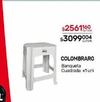 Nini Mayorista Colombraro banqueta cuadrada oferta