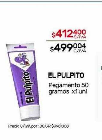 Nini Mayorista El pulpito pegamento 50 gramos oferta