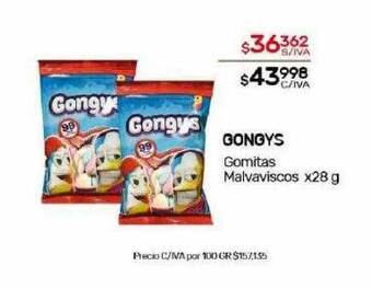 Nini Mayorista Gongys gomitas malvaviscos oferta