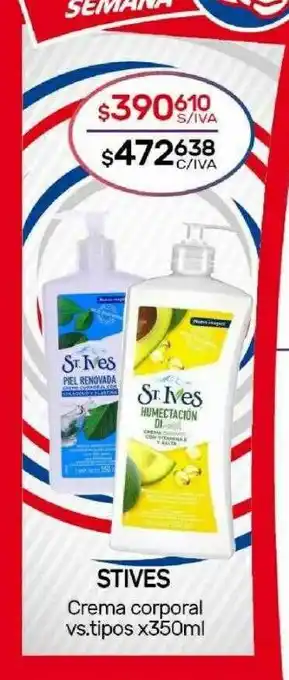 Nini Mayorista Stives crema corporal oferta