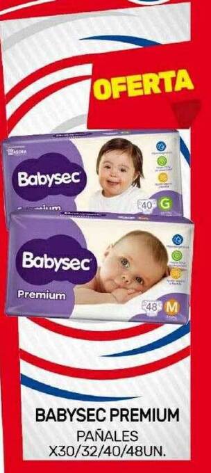 Nini Mayorista Babysec premium pañales oferta