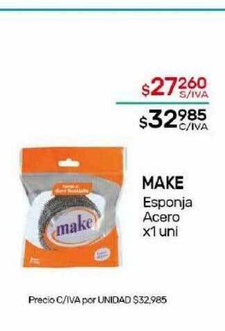 Nini Mayorista Make esponja acero oferta