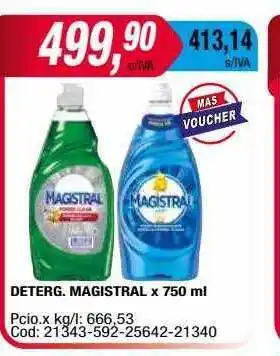 Maxiconsumo Deterg. magistral x 750 ml oferta