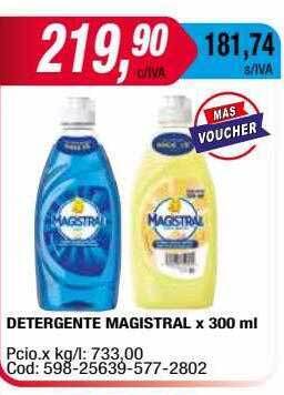 Maxiconsumo Detergente magistral x 300 ml oferta