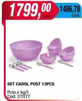 Maxiconsumo Set carol post 13pcs oferta