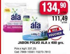 Maxiconsumo Jabon polvo ala x 400 grs oferta