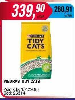 Maxiconsumo Piedras tidy cats oferta