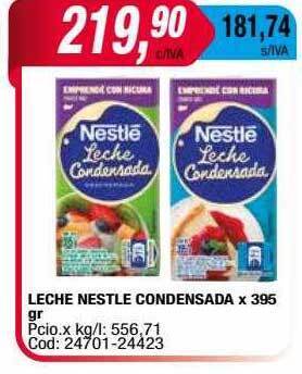 Maxiconsumo Leche nestle condensada x 395 gr oferta