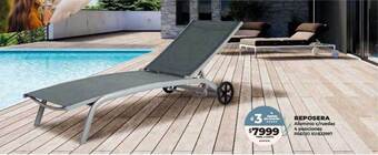 Supermayorista Vital Reposera aluminio c ruedas 4 posiciones oferta