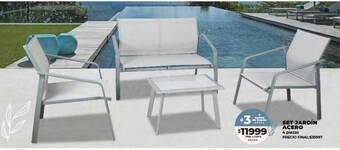 Supermayorista Vital Set jardín acero oferta