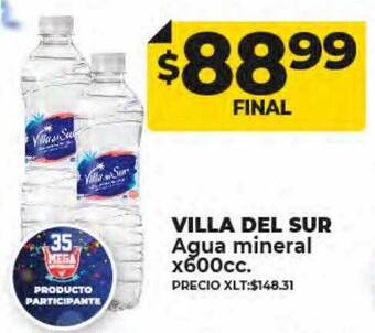 Supermayorista Vital Villa del sur agua mineral oferta