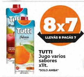 Supermayorista Vital Tutti jugo varios sabores oferta