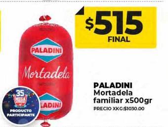 Supermayorista Vital Paladini mortadela familiar oferta
