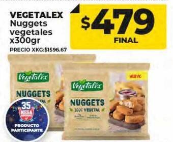 Supermayorista Vital Vegetalex nuggets vegetales oferta