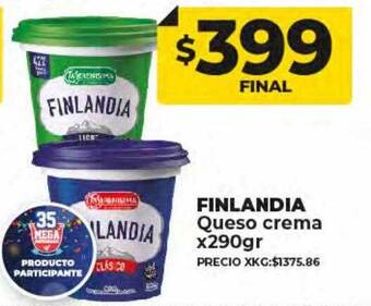 Supermayorista Vital Finlandia queso crema oferta