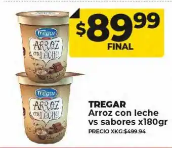 Supermayorista Vital Tregar arroz con leche vs sabores oferta