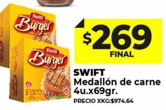 Supermayorista Vital Swift medallón de carne oferta