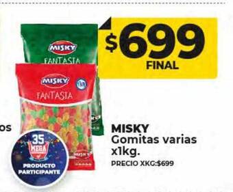 Supermayorista Vital Misky gomitas varias oferta