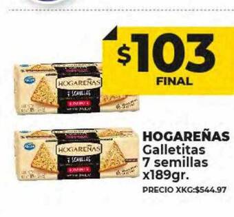 Supermayorista Vital Hogareñas galletitas 7 semillas oferta