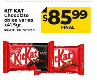 Supermayorista Vital Kit kat chocolate oblea varias oferta