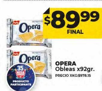 Supermayorista Vital Opera obleas oferta
