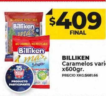 Supermayorista Vital Billiken caramelos varios oferta