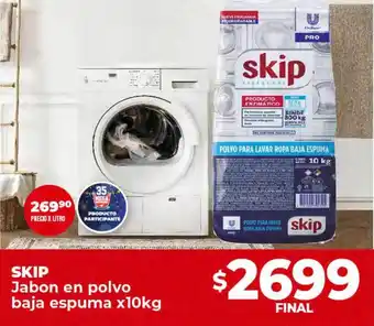 Supermayorista Vital Skip jabon en polvo baja espuma oferta