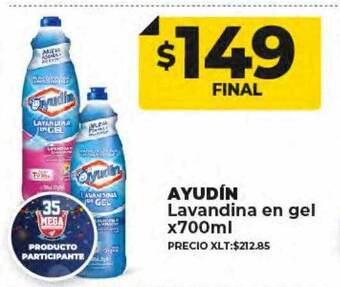 Supermayorista Vital Ayudín lavandina en gel oferta