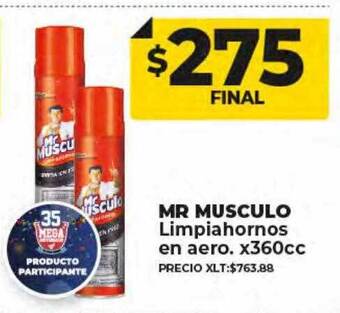 Supermayorista Vital Mr musculo limpiahornos en aero oferta