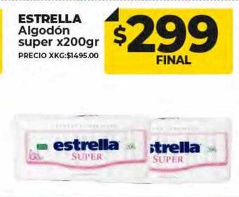 Supermayorista Vital Estrella algodón super oferta