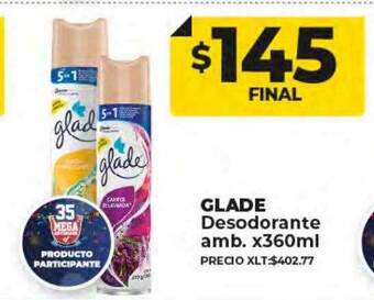 Supermayorista Vital Glade desodorante amb oferta
