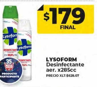 Supermayorista Vital Lysoform desinfectante aer oferta