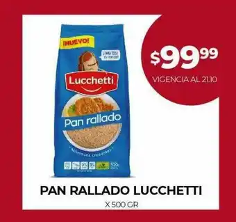 Supermercados Tadicor Pan rallado lucchetti oferta