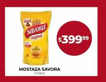 Supermercados Tadicor Mostaza savora oferta