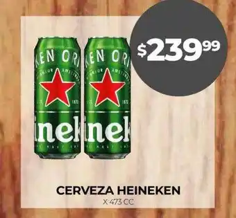 Supermercados Tadicor Cerveza heineken x 473 cc oferta