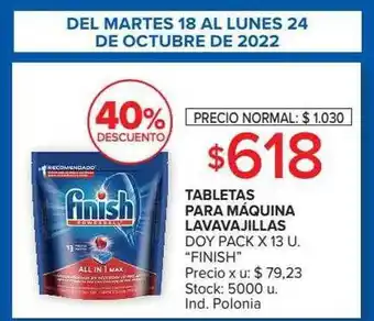 Carrefour Market Tabletas para máquina lavavajillas doy pack oferta