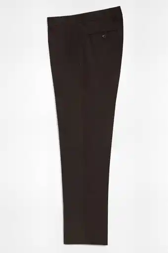 Macowens Pantalón de vestir liso negro oferta