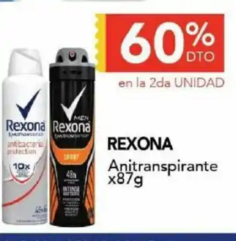 Nini Mayorista Rexona Anitranspirante x 87g oferta