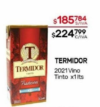 Nini Mayorista Termidor 2021 Vino Tinto x 1lts oferta